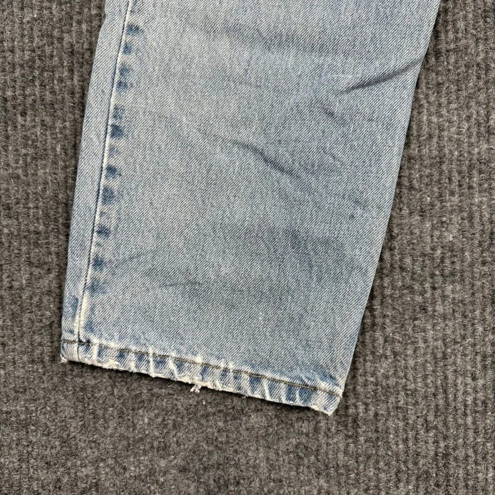 Vintage‎ 90s Levi's 550 Relaxed Fit Jeans Mens 33x32 Light Wash Distressed Denim